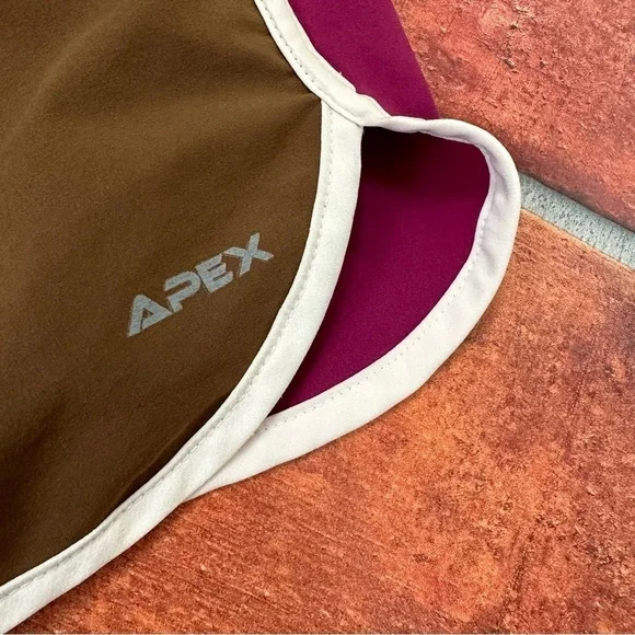 The North Face Women's Brown and Purple Shorts - Picture 5 of 7